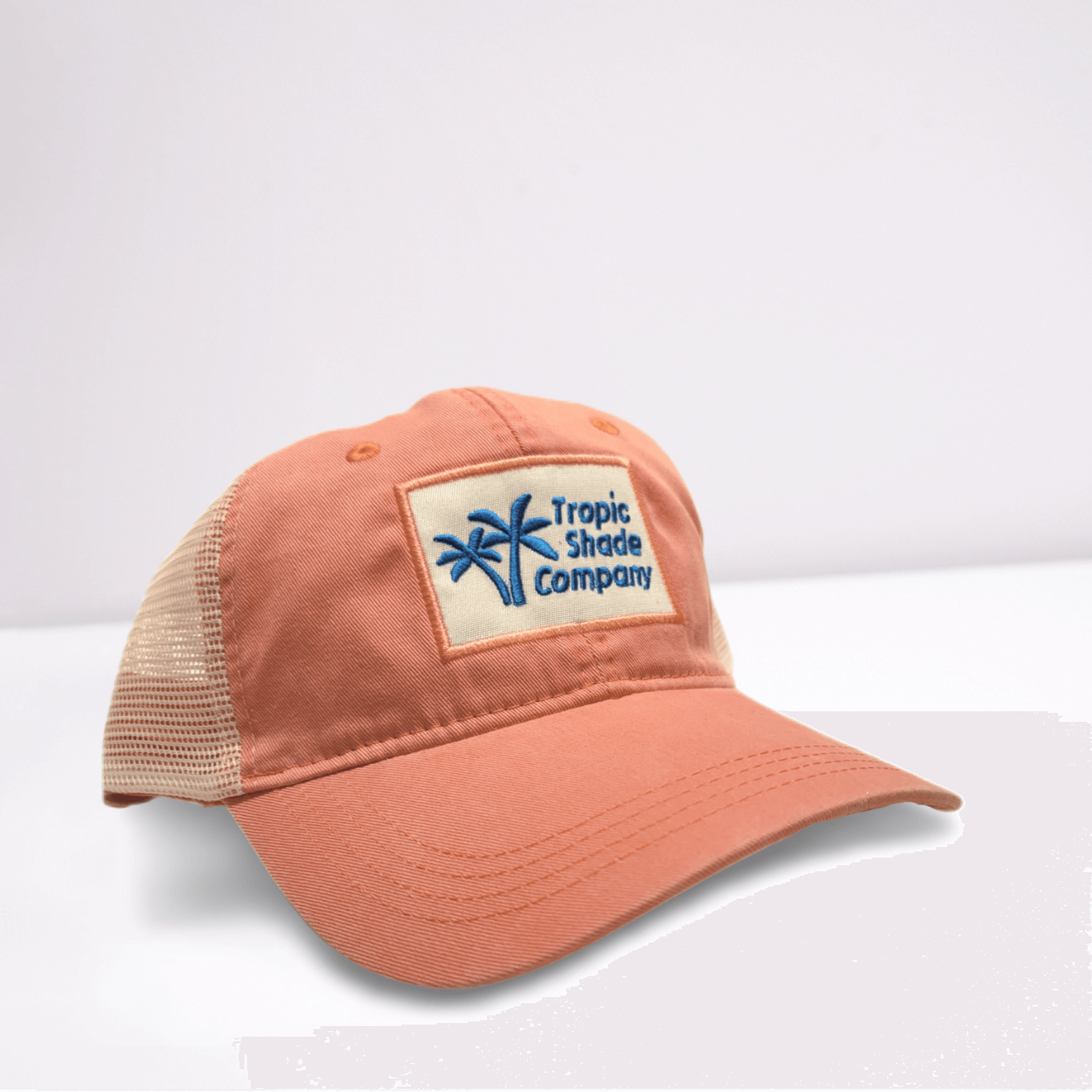 Tropic Shade Cap – Pink Cotton Twill