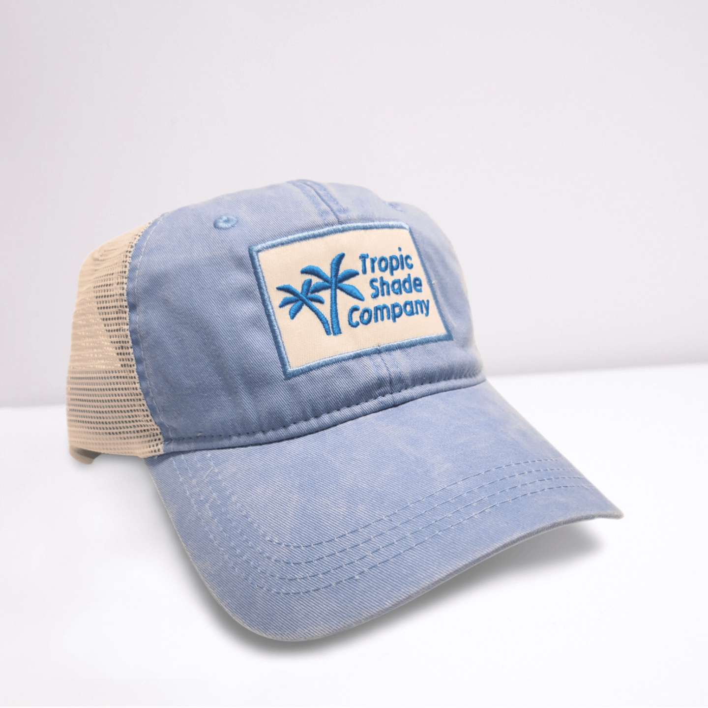 Tropic Shade Cap – Blue Cotton Twill