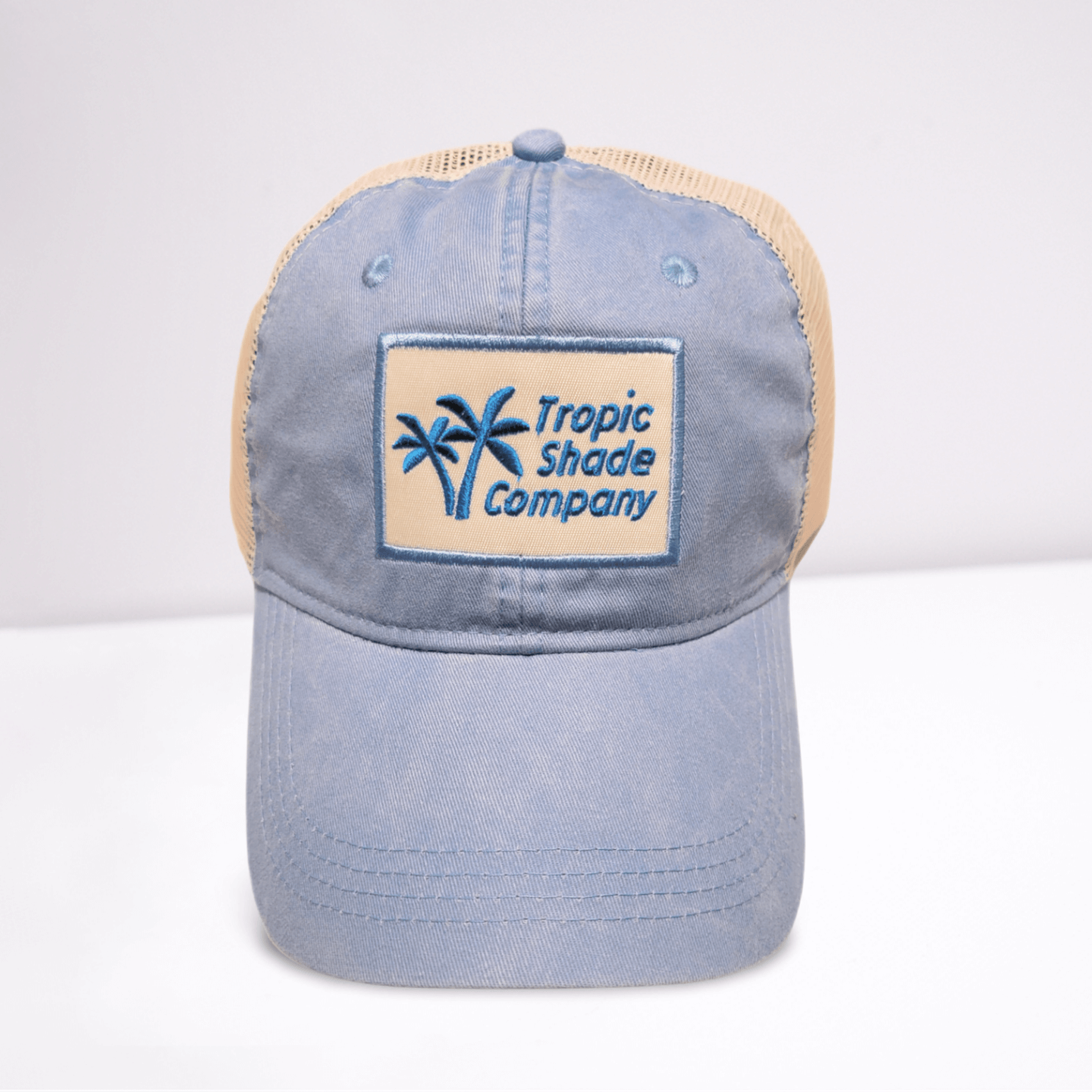 Tropic Shade Cap – Blue Cotton Twill